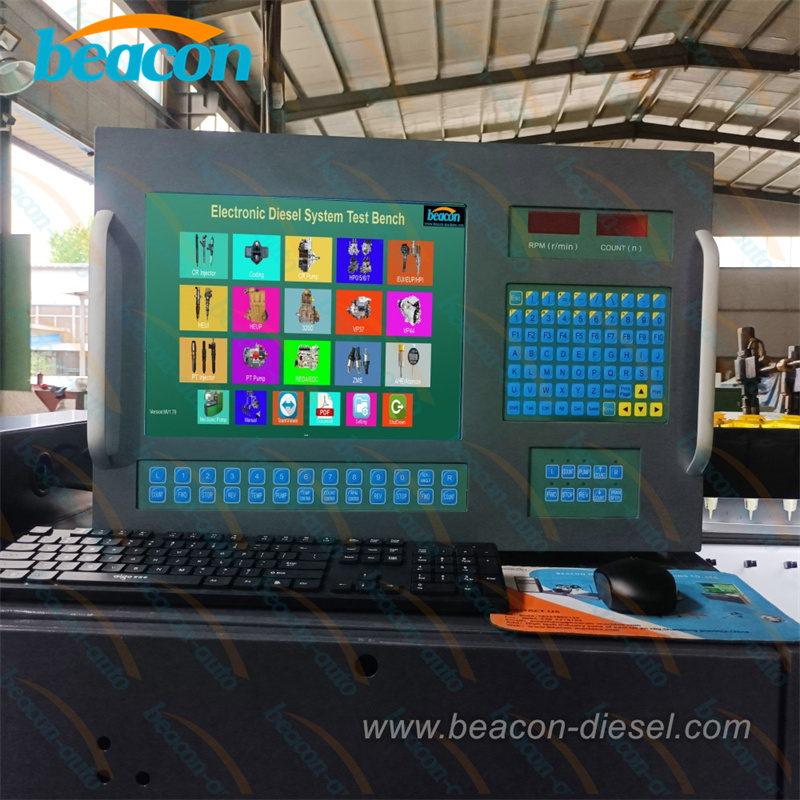 Испытательный стенд для дизельных топливных насосов CRS900S - механические системы и системы Common Rail.