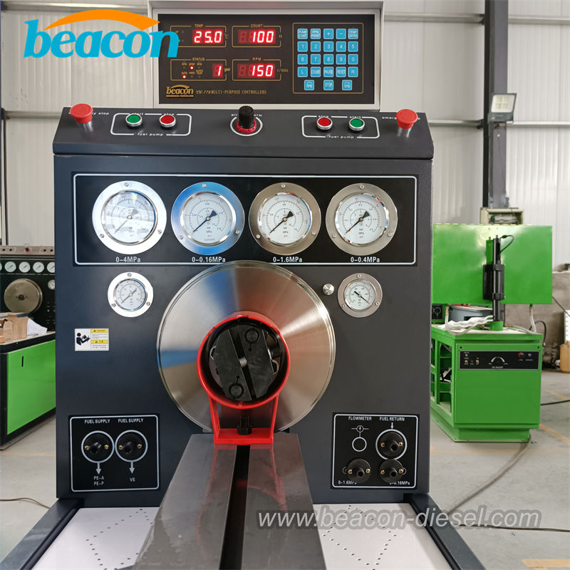 Стенд для испытания ТНВД Beacon MINI12PSB-A (8 цилиндров, наклонная панель)