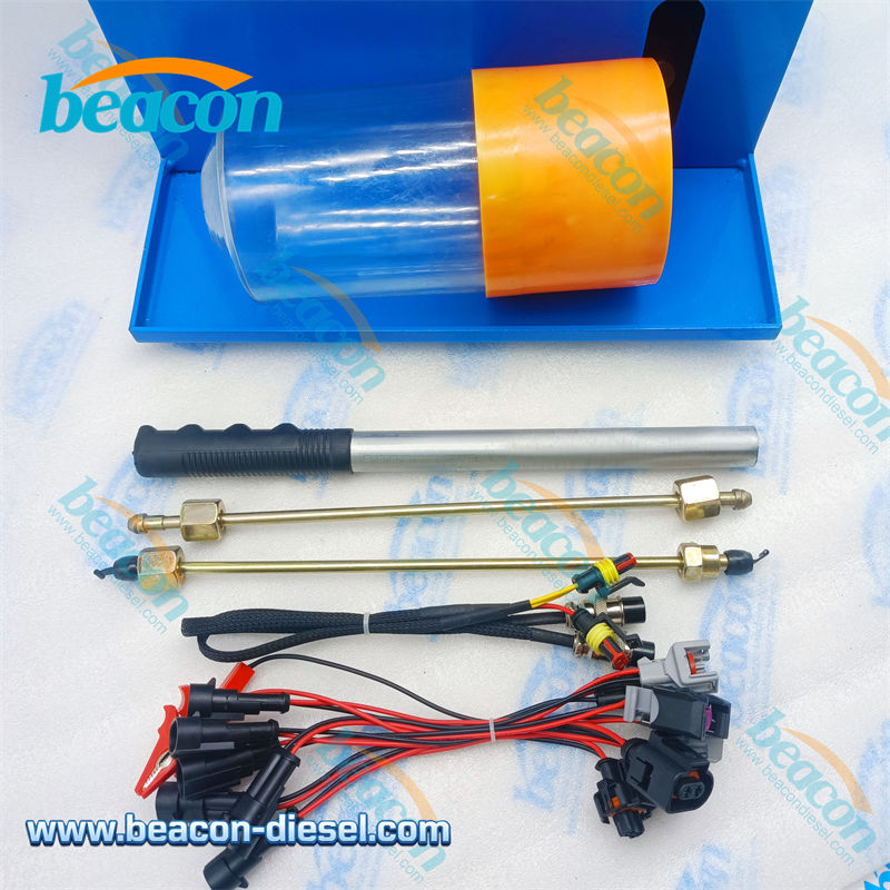 Тестер форсунок Common Rail CR800 с ручным насосом для электромагнитных и пьезофорсунок