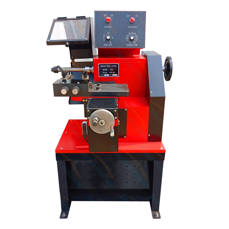 C50 Brake Disc Drum Lathe Machine - Automotive Brake Disc Rotor Resurfacing Turning Lathe