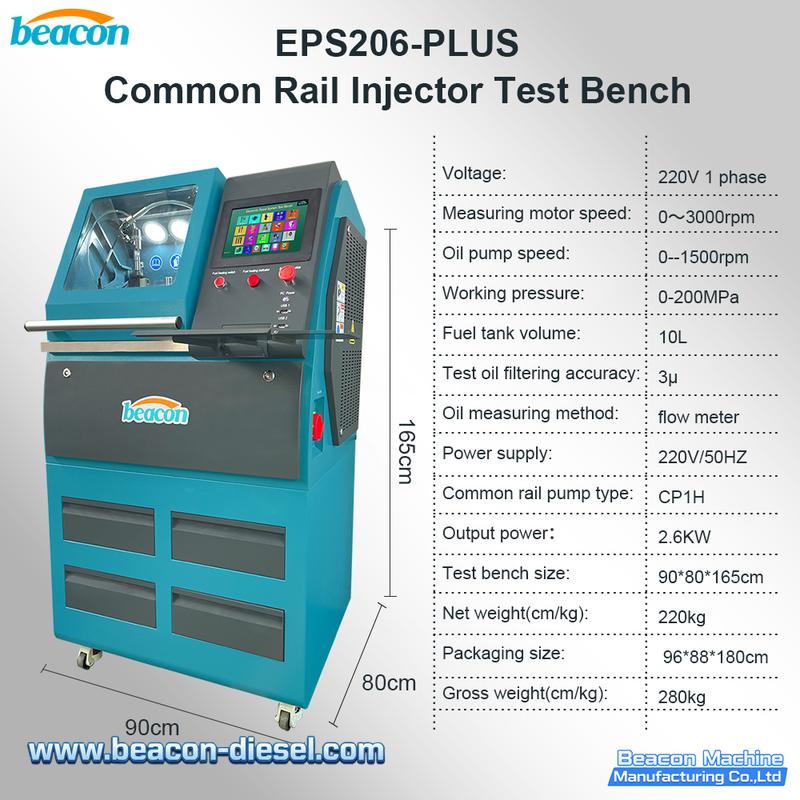 EPS206 PLUS Стенд Common Rail - Технические параметры