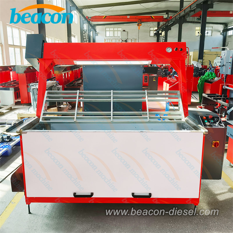 Красный стенд для опрессовки ГБЦ и блоков цилиндров Beacon GS-1650