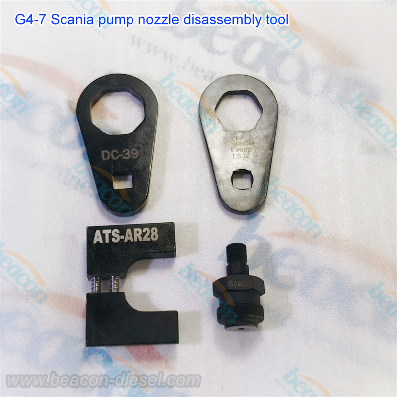 Комплект инструментов G4-7 для разборки насос-форсунок Scania
