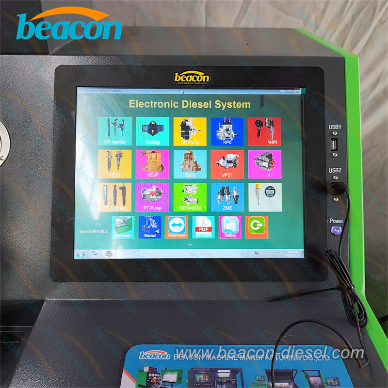 Интерфейс системы управления испытательным стендом системы впрыска топлива HEUI-F Common Rail и форсунок HEUI.