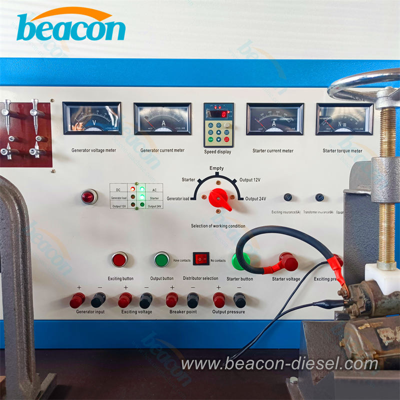 Panel de control del banco eléctrico Beacon BCQZ-2B