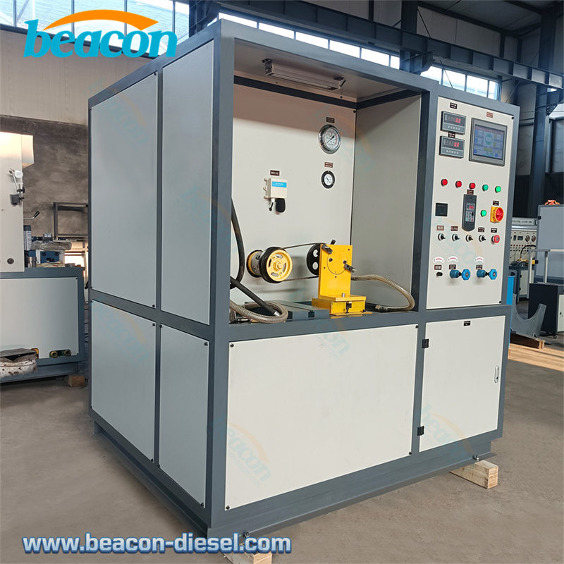 Вид спереди справа на испытательный стенд насоса гидроусилителя руля BP-A1