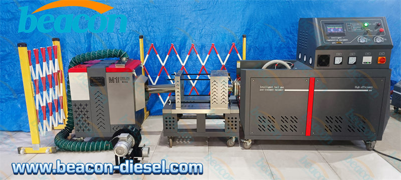 Фронтальный вид интеллектуальной установки регенерации DPF Beacon DPF-CL