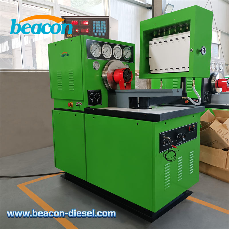 Общий вид синего стенда ТНВД MINI12PSB спереди