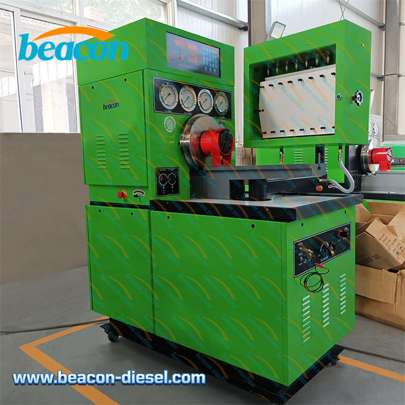 Общий вид синего стенда ТНВД MINI12PSB спереди