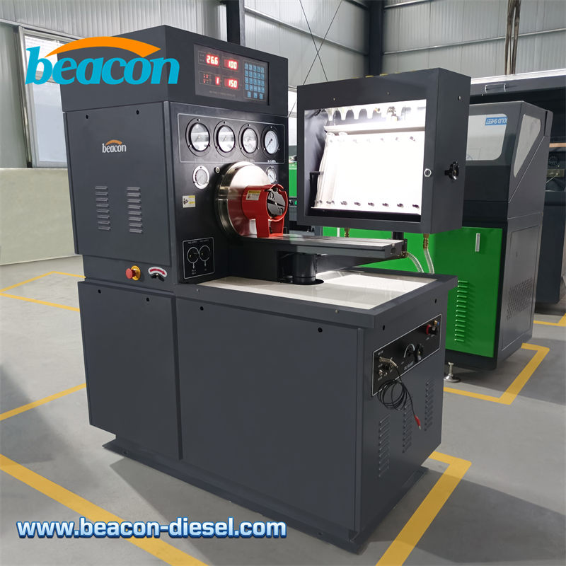 Общий вид синего стенда ТНВД MINI12PSB спереди