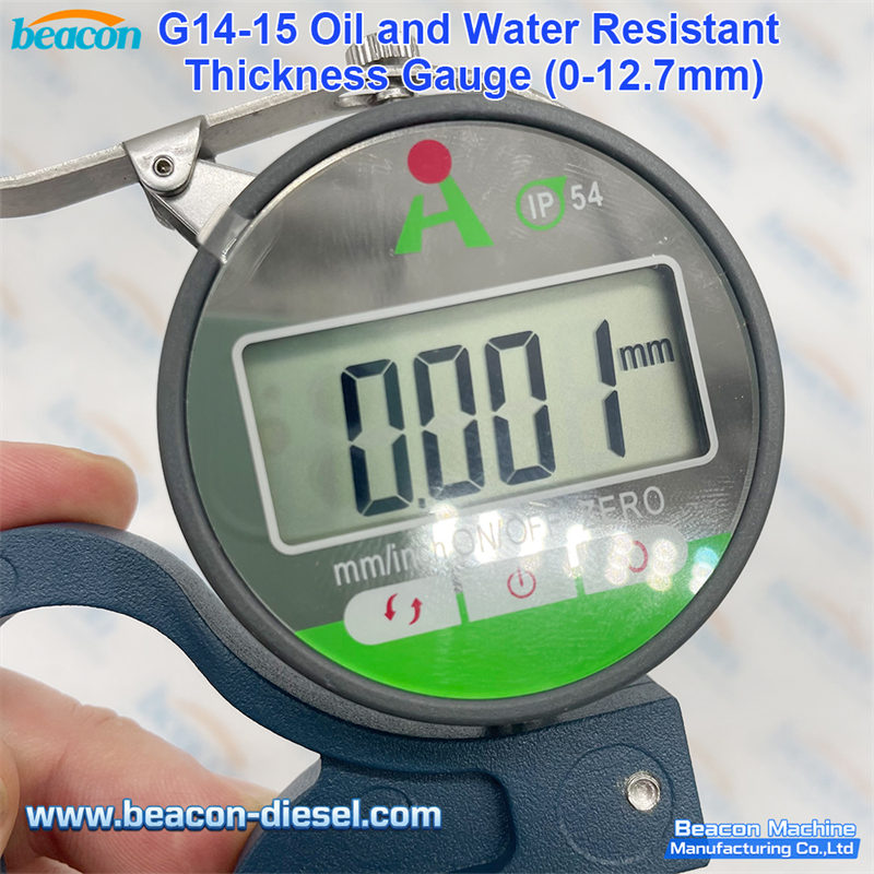 Цифровой толщиномер для измерения регулировочных шайб форсунки