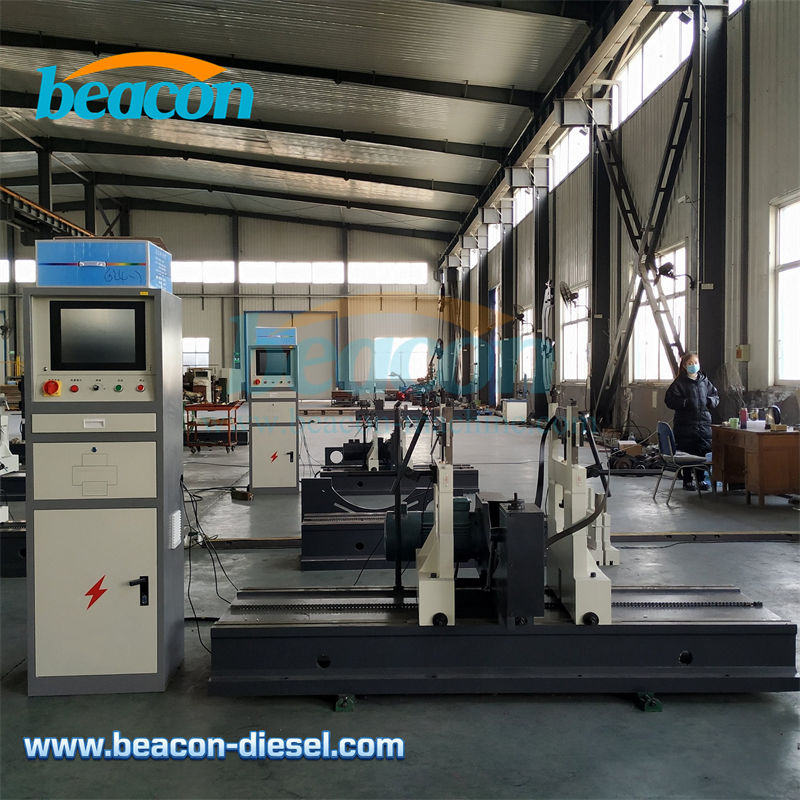 Общий вид балансировочного станка YYQ-200S с ременным приводом