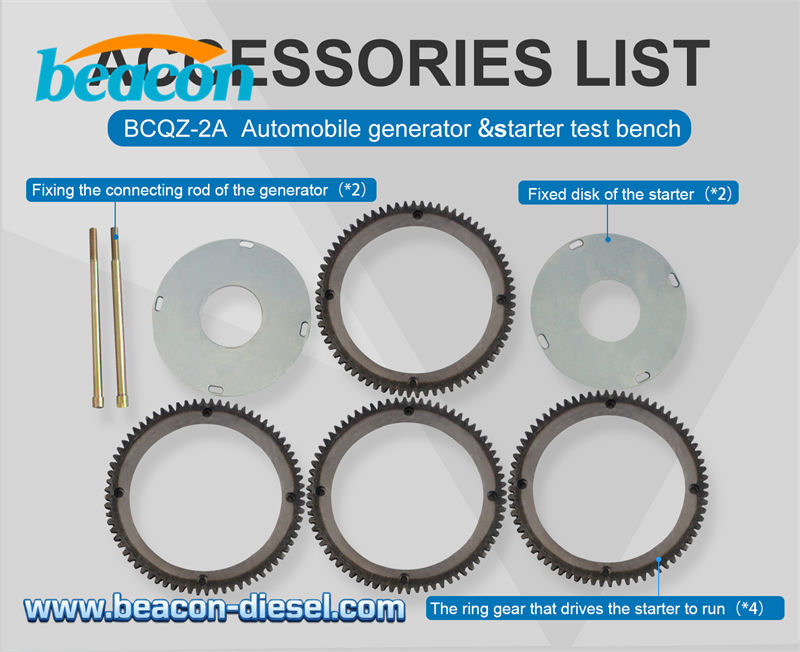 Комплектующие для испытательного стенда автомобильного генератора и стартера BCQZ-2A