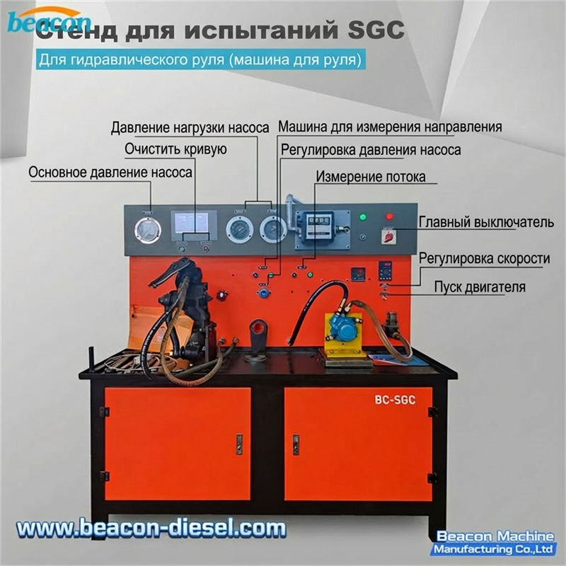 подробности о стенде для испытаний усилителя рулевого управления BC-SGC