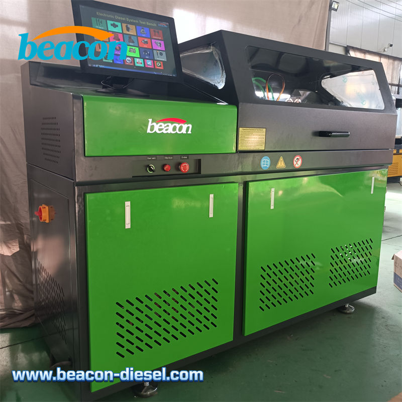 Вид сбоку дизельного стенда CR708T зеленый корпус