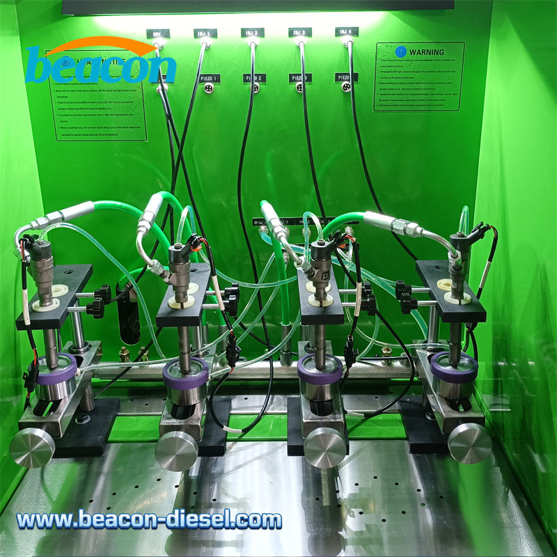 Рабочая зона CR304 одновременное тестирование 4 форсунок