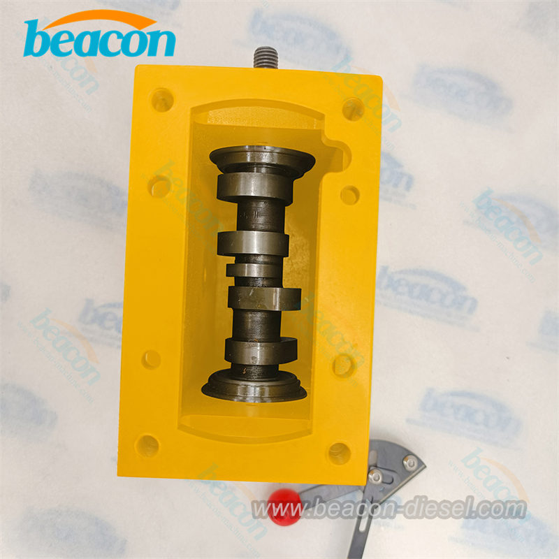 Вид сверху на крепление фланца насоса