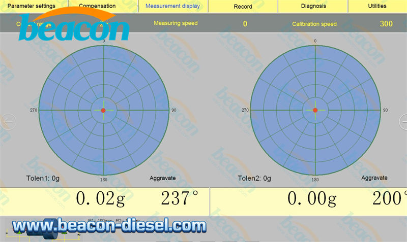 Интерфейс системы динамической балансировки