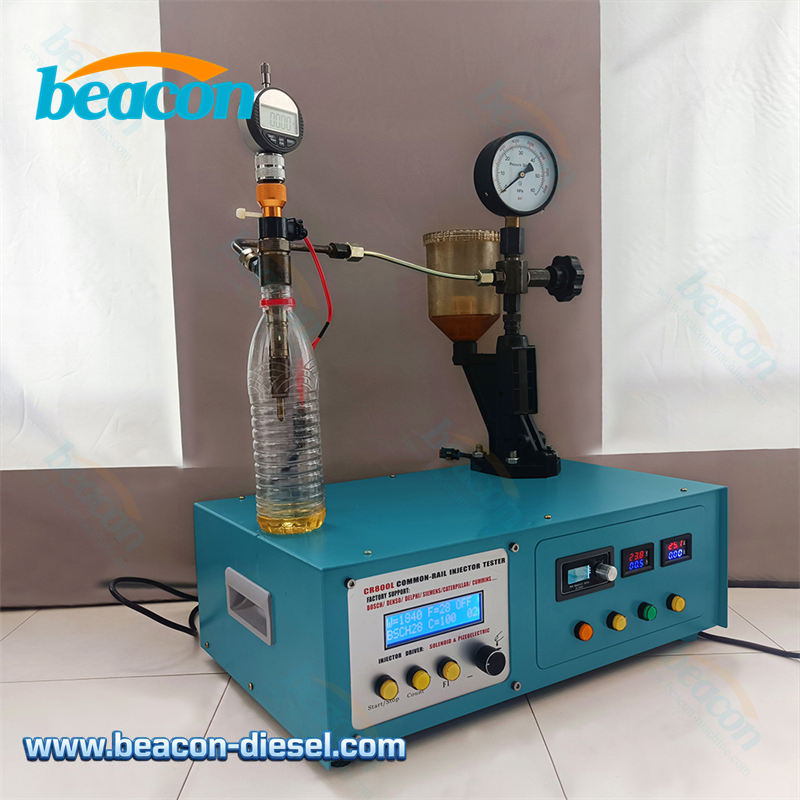 Стенд CR800L вид сбоку с установкой S60H