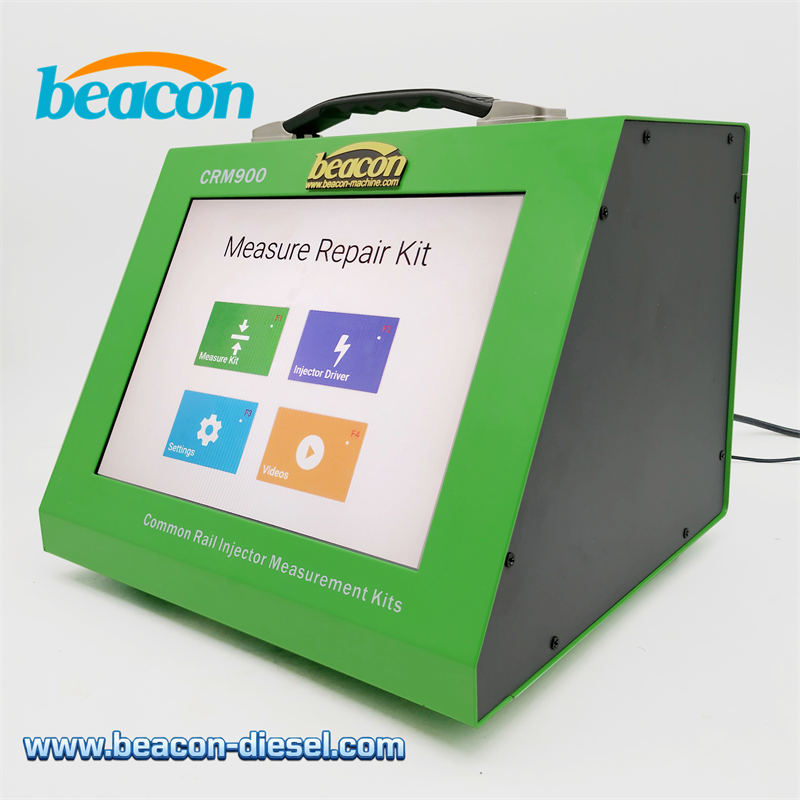 Вид сбоку CRM900, показывающий усиленный измерительный стенд