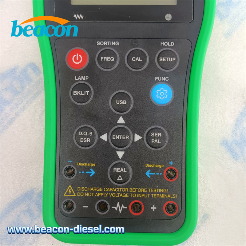 Детали панели управления тестера HW-LCR06