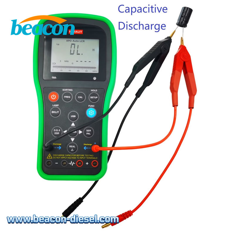 LCR06 Тест безопасной разрядки конденсатора