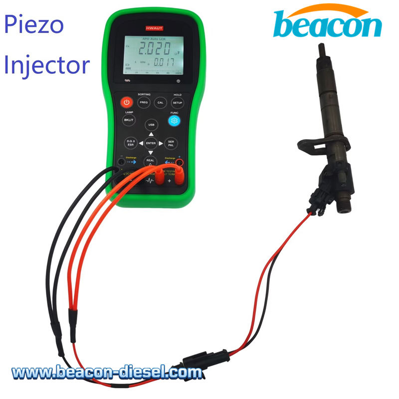 LCR06 Тестирование пьезоэлектрического инжектора