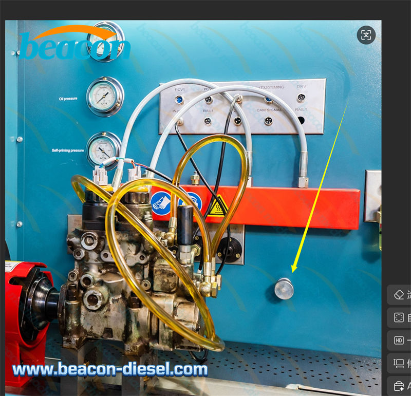 Клапан регулировки давления на стенде CR819S